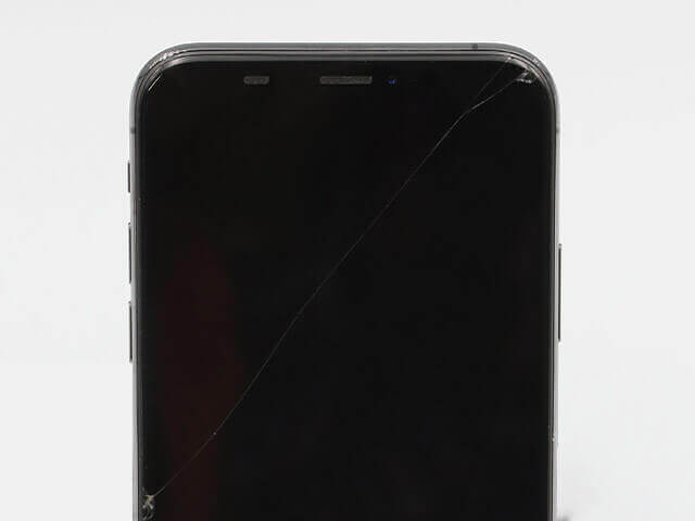 画面割れ(液晶表示部分)