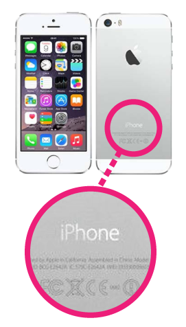 iPhone5モデル確認